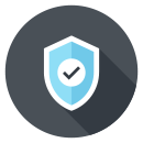 Shield icon related to the confidence